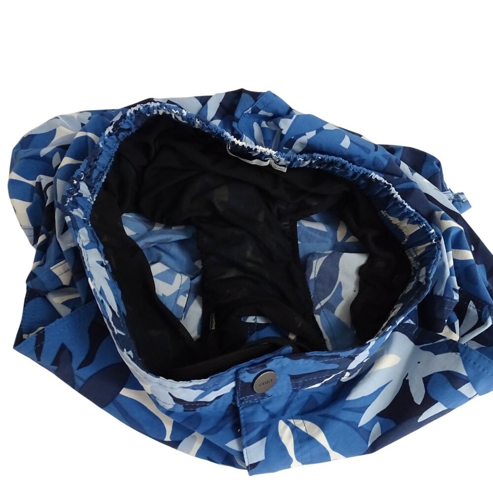 Onia Calder Blue Tropical Hawaiian Swim Trunks Men Size S Beach Vacay Summer - Picture 3 of 12